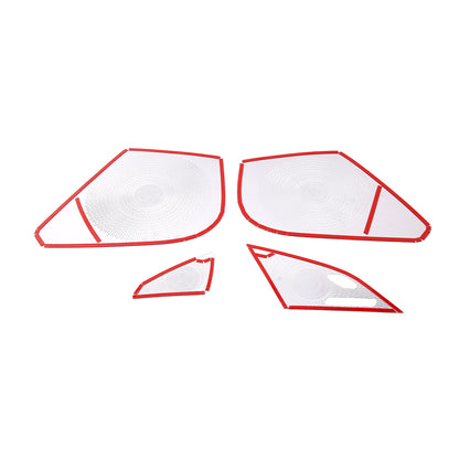 Stainless Stee Door Horn Net Speaker Net Patch For Corvette C7 2014-19 US 7