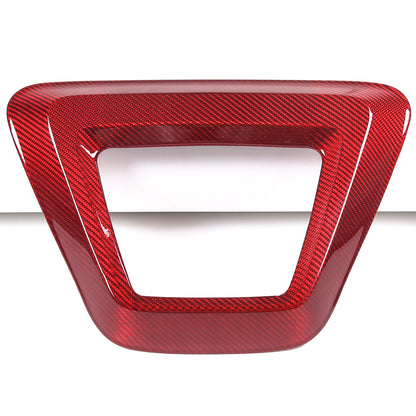 Red Real Carbon fiber Rear Bumper lower brake light frame For GR Supra 19-24 14