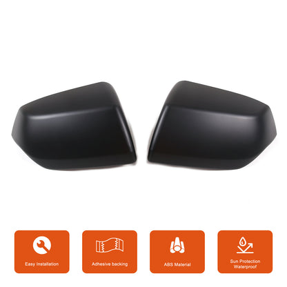 Matte Black Side Rearview Mirror Cover Caps For Cadillac Escalade 2021-2023 US 9