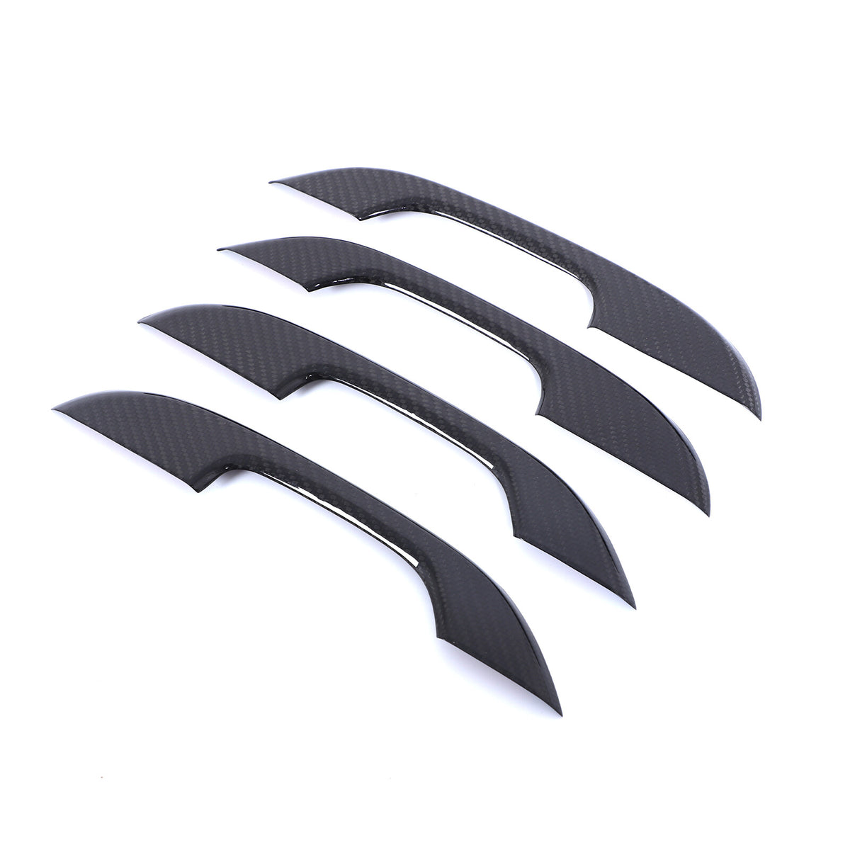 Real Carbon Fiber Exterior Door Handle Cover Trim For Cadillac Escalade 2021-23 7