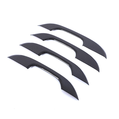 Real Carbon Fiber Exterior Door Handle Cover Trim For Cadillac Escalade 2021-23 7