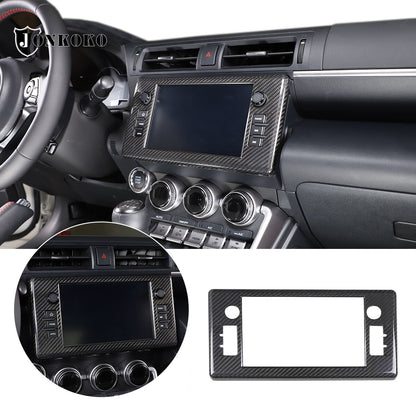 Carbon Fiber Touch Display Navigation Screen Trim For GR86/Subaru BRZ 2022 US 1
