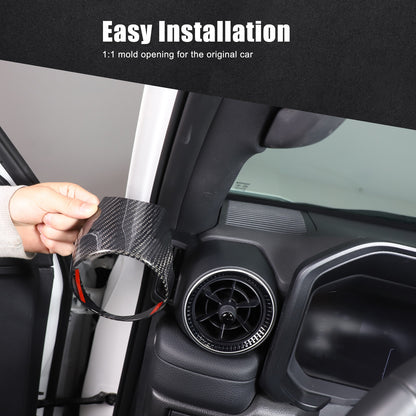 Real Carbon Fiber Side Air Outlet Trim for Toyota Land Cruiser Prado LC250 24+ 21