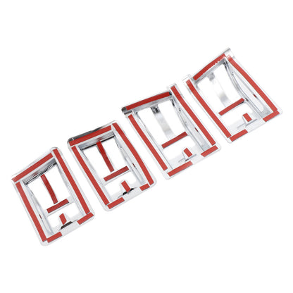 ABS Silver Front & Rear Roof Light Guard Cover Trim Set For Hummer H2 2003-09 US 14