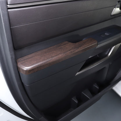 Oak Grain Door Elbow Armrest Trim Cover For Toyota Tundra Sequoia 2022-24 US 15