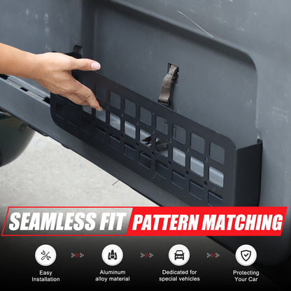 Aluminum Alloy Tailgate Storage Molle Panel For Toyota Prado FJ120 03-09 7