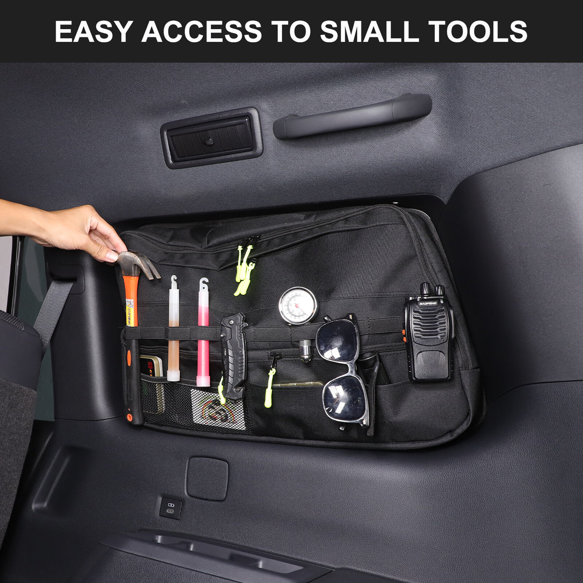 Rear Window Left Side Storage Bag Packet For Toyota Land Cruiser LC250 24+ 18