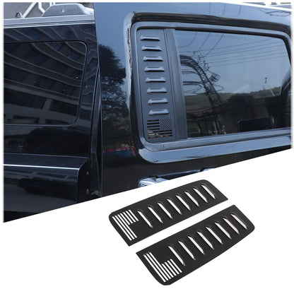 Alloy Rear Door Window Honeycomb Pillar Post Cover Trim For Hummer H3 2005-09 US 6