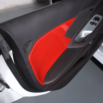 Red Full Interior Set Dash Panel Decor Cover Trim Kit For Corvette C8 2020-25 - Variants 1-5 32