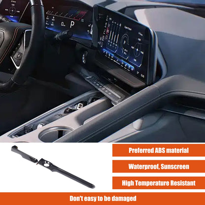 ABS Carbon Fiber Steering Wheel Side Dashboard Trim For Corvette C8 2026+ US 8