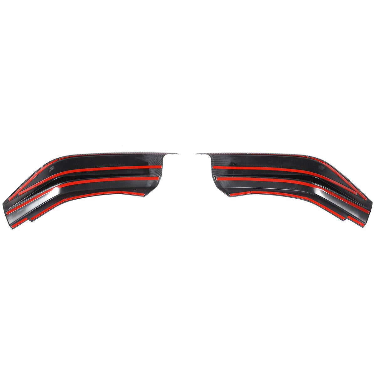 Carbon Fiber ABS Front Bumper Corner Molding Trim For Toyota RAV4 XA60 2026+ 3