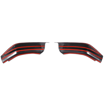 Carbon Fiber ABS Front Bumper Corner Molding Trim For Toyota RAV4 XA60 2026+ 3