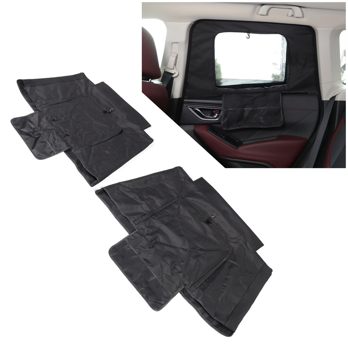 Rear Window Sunshade Visor For Subaru Forester SK 2019-2024 17