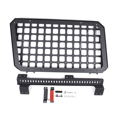 Aluminum Rear Window Armor Protector Molle Panel Cover For Hummer H2 SUV 03-09 17
