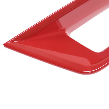Red Front Lower Grille Air Inlet Intake Radiator Vent Trim For Corvette C7 US 11