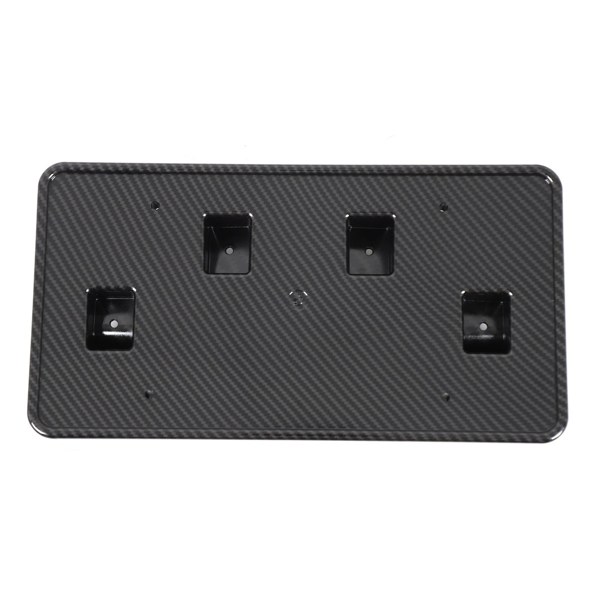 Carbon Fiber Front License Plate Bracket Holder For Corvette C6 05-13 US Version 16