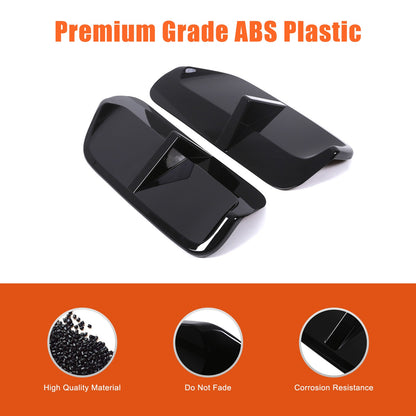 Piano Black Rear Lower Bumper Side Spoiler Trim For BMW X1 U12 23+ Sport US 22