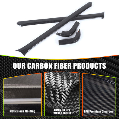 Real Carbon Fiber A-Pillar Trim Cover For Benz G-Class G500 W465 2025+ US 19