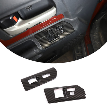 ABS Carbon Fiber Full Interior Center Decoration Trim Kit For FJ Cruiser 2007-21 - Styles 1-5 28