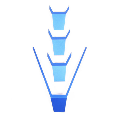 Blue Alloy Car Engine Center Patch Cover Decorate Trim For Corvette C8 2020-26 11