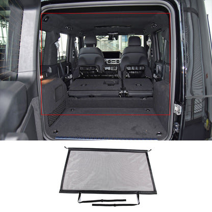 Car Trunk Safety Pet Isolation Compartment Net For Mercede Benz G Class 19-22 US 8