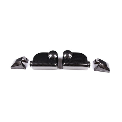 Carbon Fiber Style Rearview Mirror Cover & Door Handle Trim For FJ Cruiser 07-21 9