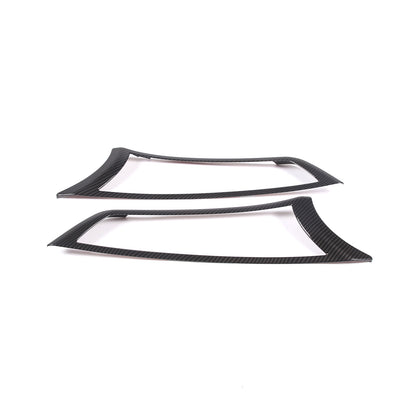 ABS Carbon Fiber Inner Door Handle Frame Cover Trim For Jaguar F-TYPE 2013-2024 17