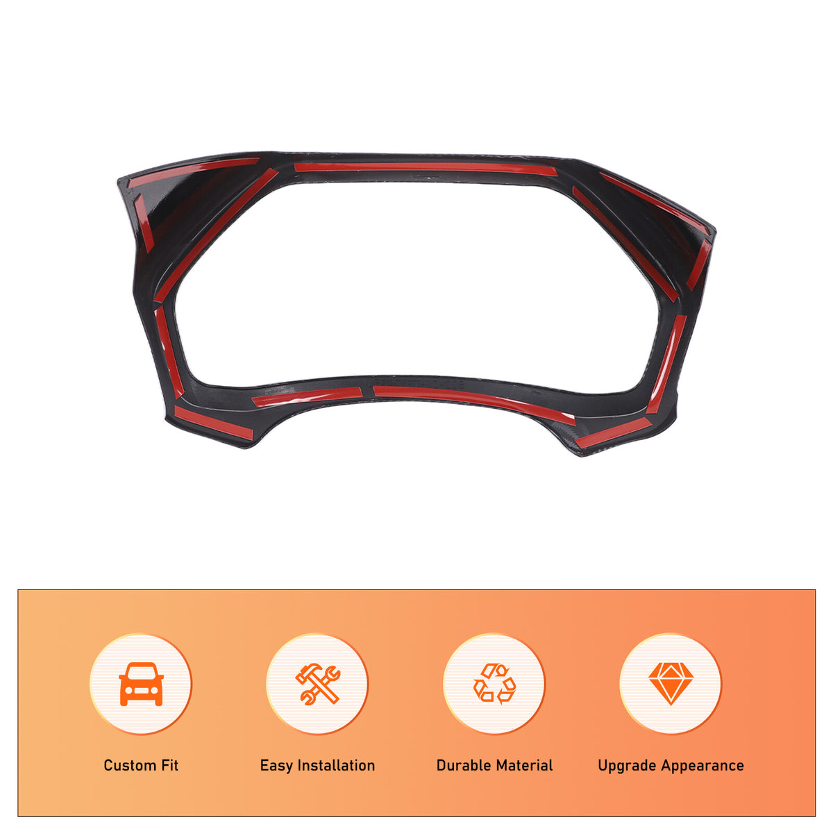 Carbon Fiber ABS Dashboard Instrument Trim For Toyota Grand Highlander 2024+ US 6