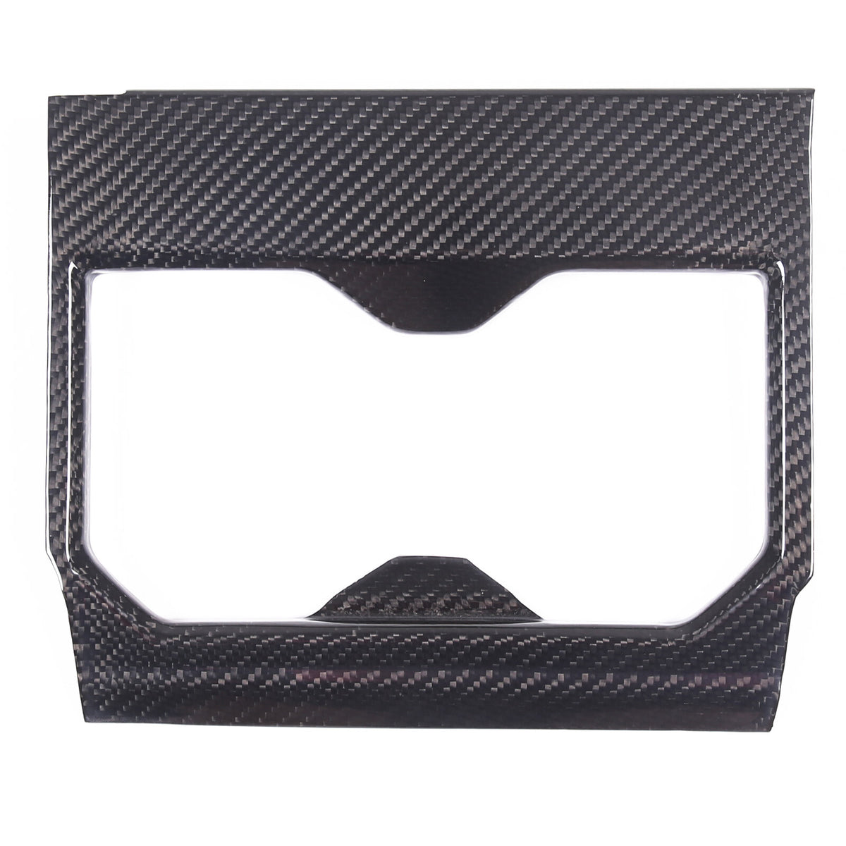 Real Carbon fiber Center Front Cup Holder Cover Trim Frame For Toyota Tundra 22+ 17