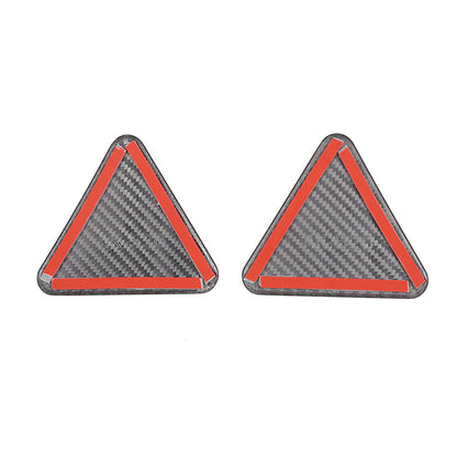 Real Carbon Car Side Fender Emblem Badge Trim For Alfa Romeo Giulia/Stelvio 17+ 5