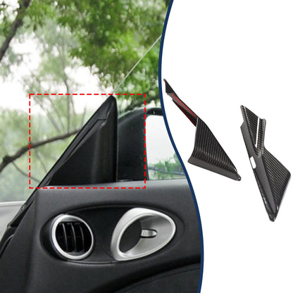 Real Carbon Fiber Front Inner Triangle Pillar Trim For Nissan 370Z Z34 2009-2020 9