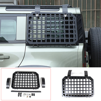 Side Molle Panel Trunk Shelf Storage Rack For LR Defender 90 110 L663 20-23 US 13