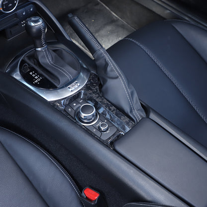 Forged Real Carbon Fiber Multimedia Panel Trim Cover For Mazda MX-5 2016+ 6