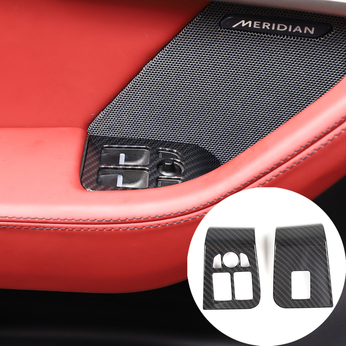 ABS Carbon Fiber Interior Full Set Cover Trim Kit For Jaguar F-type X152 2013-25 - Styles 1-5 47
