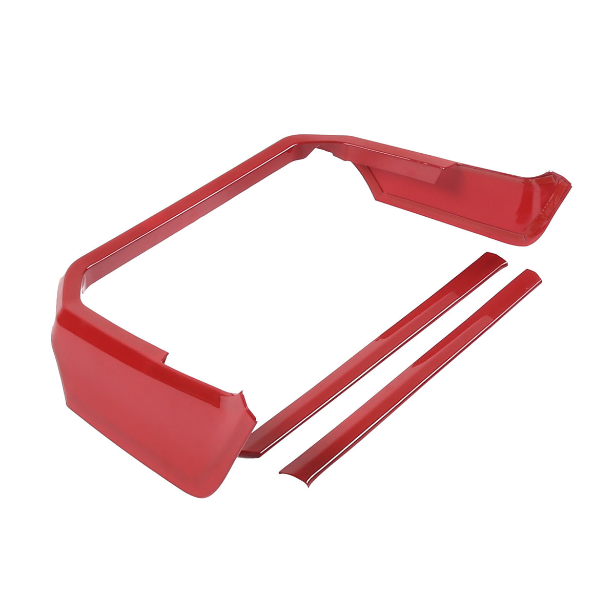 Sport Red ABS Center Console Gear Shift Outer Trim For Toyota Tundra/Sequoia 22+ 7