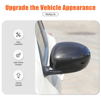 Carbon Fiber ABS Full Wrap Exterior Side Mirror Cover For Nissan Juke2010-2014 3
