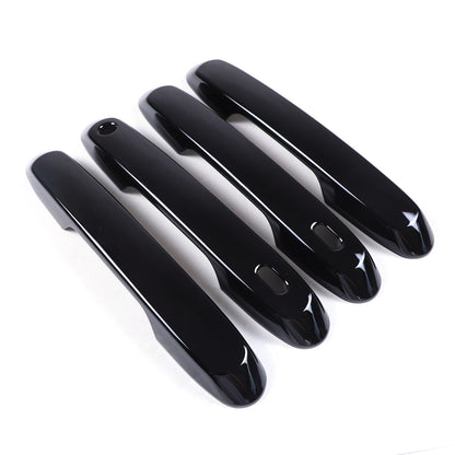 Glossy Black Door Handle & Rearview Mirror Cover For Toyota LC250 2024+ 22