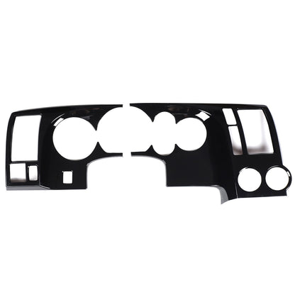 Glossy Piano Black ABS Instrument Panel Trim Cover For Toyota Tundra 2007-13 US 12