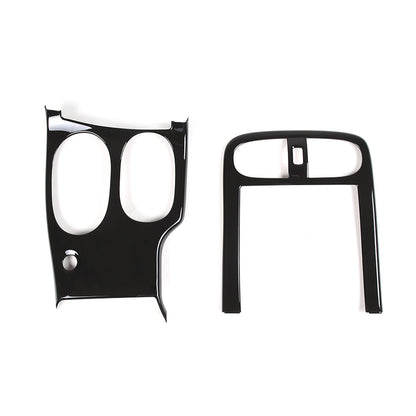 Glossy Black ABS Interior Full Center Console Trim Set For Corvette C6 2005-13 6