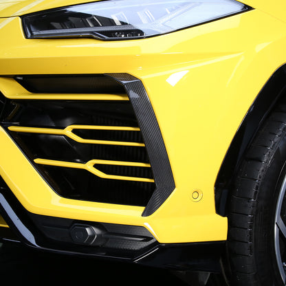 Real Carbon Fiber Front Bumper Cover Trim Fit for LAMBORGHINI URUS 2018-2023 12