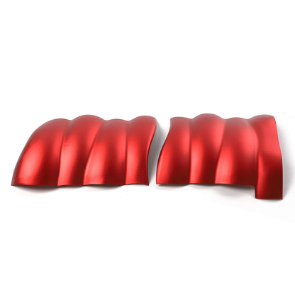 Red Engine Cabin Fluid Switch & Intake Manifold Cover Set For Corvette C6 US 11