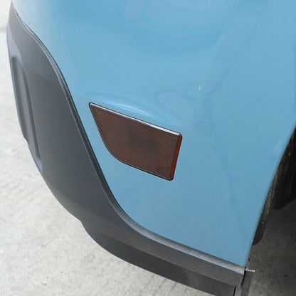 Smoked Black Front Rear Tail Light Emblem Cover Trim For Ford Maverick 2022-2024 55