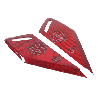 Red Real Carbon Fiber Interior Full Decor Cover Trim Kit for Corvette C8 2020-25 - Variants 31-32 3