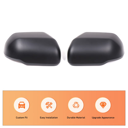 Matte Black Exterior Rearview Mirror Cover Trim For Toyota Tundra/Sequoia 2022+ 11