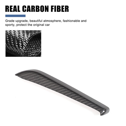 Real Carbon Fiber Center Left Air Vent Upper Trim For BMW 5 6 G30/G38/G32 US 8
