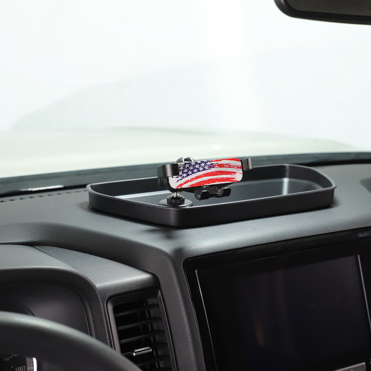 US Flag Dashboard Storage Tray Box Phone Holder Clip For Nissan Frontier D41 22+ 3
