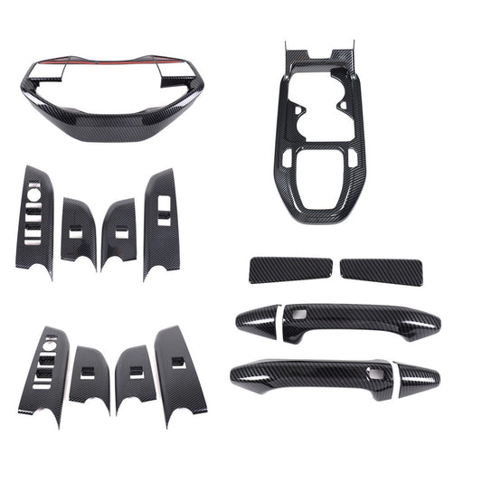 ABS Carbon fiber Interior Cover Trim Decor Accessories For Kia K4 2025+ 1