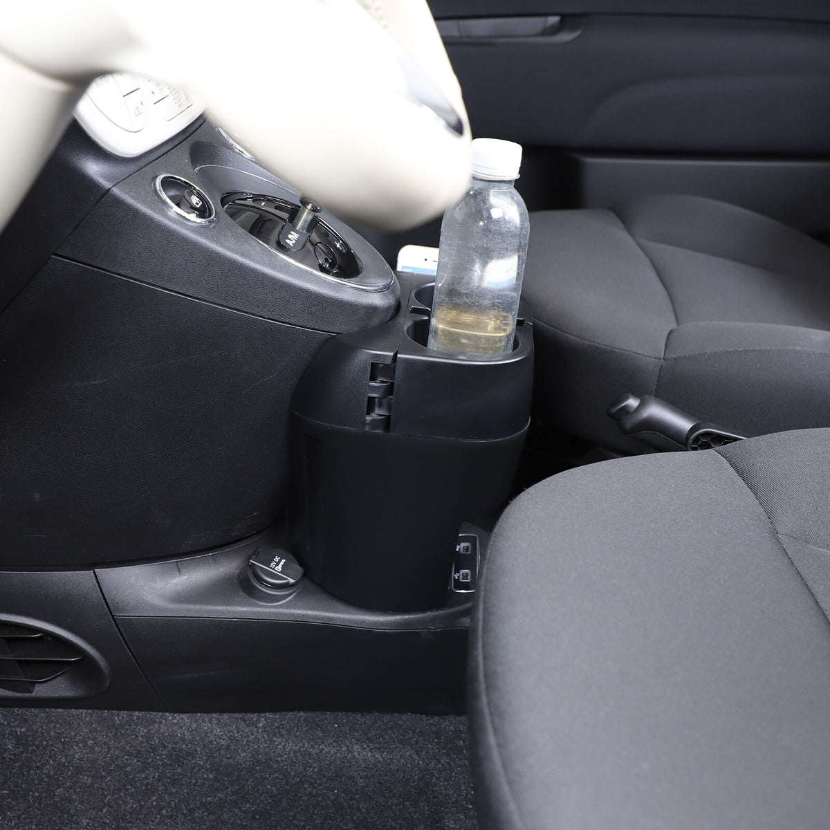 Center Lower Cup Storage Box Organizer Tray For Fiat 500 Abarth 595 695 2016+ 23