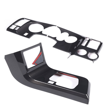 ABS Carbon Fiber Interior Dash Trim Kits Set Frame For Toyota Tundra 2007-2013 2