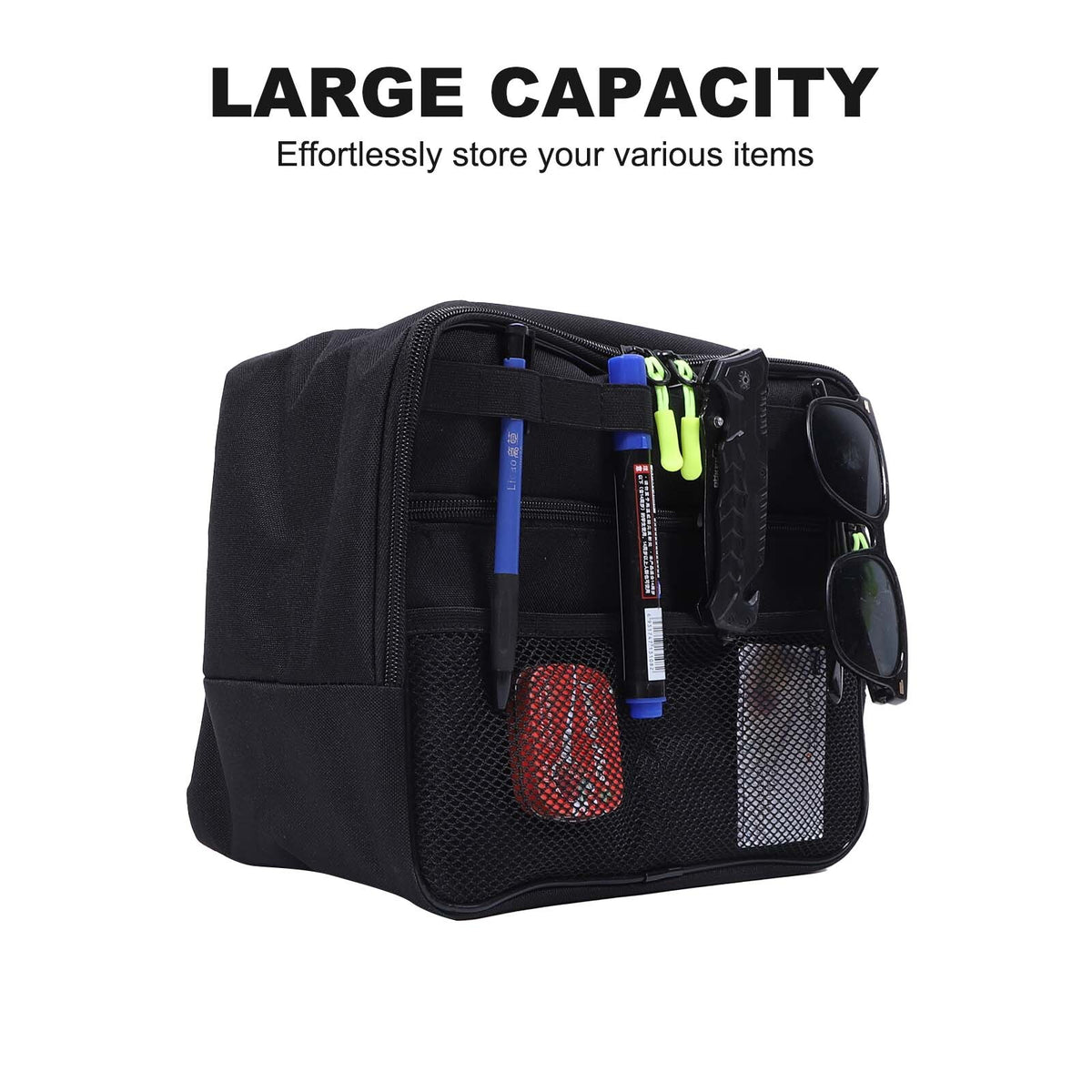 Rear Trunk Left Side Storage Bag Organizer For Range Rover Vogue L460 2023+ 21